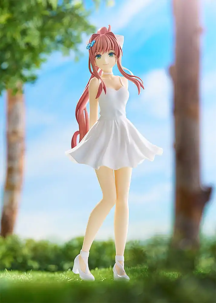 Doki Doki Literature Club! Pop Up Parade PVC Statue Monika: White Dress Ver. 18 cm Produktfoto