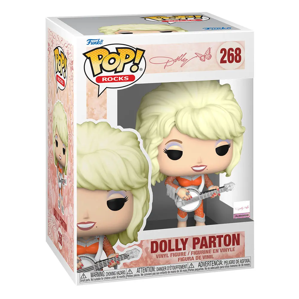 Dolly Parton POP! Rocks Vinyl Figur 9 cm termékfotó