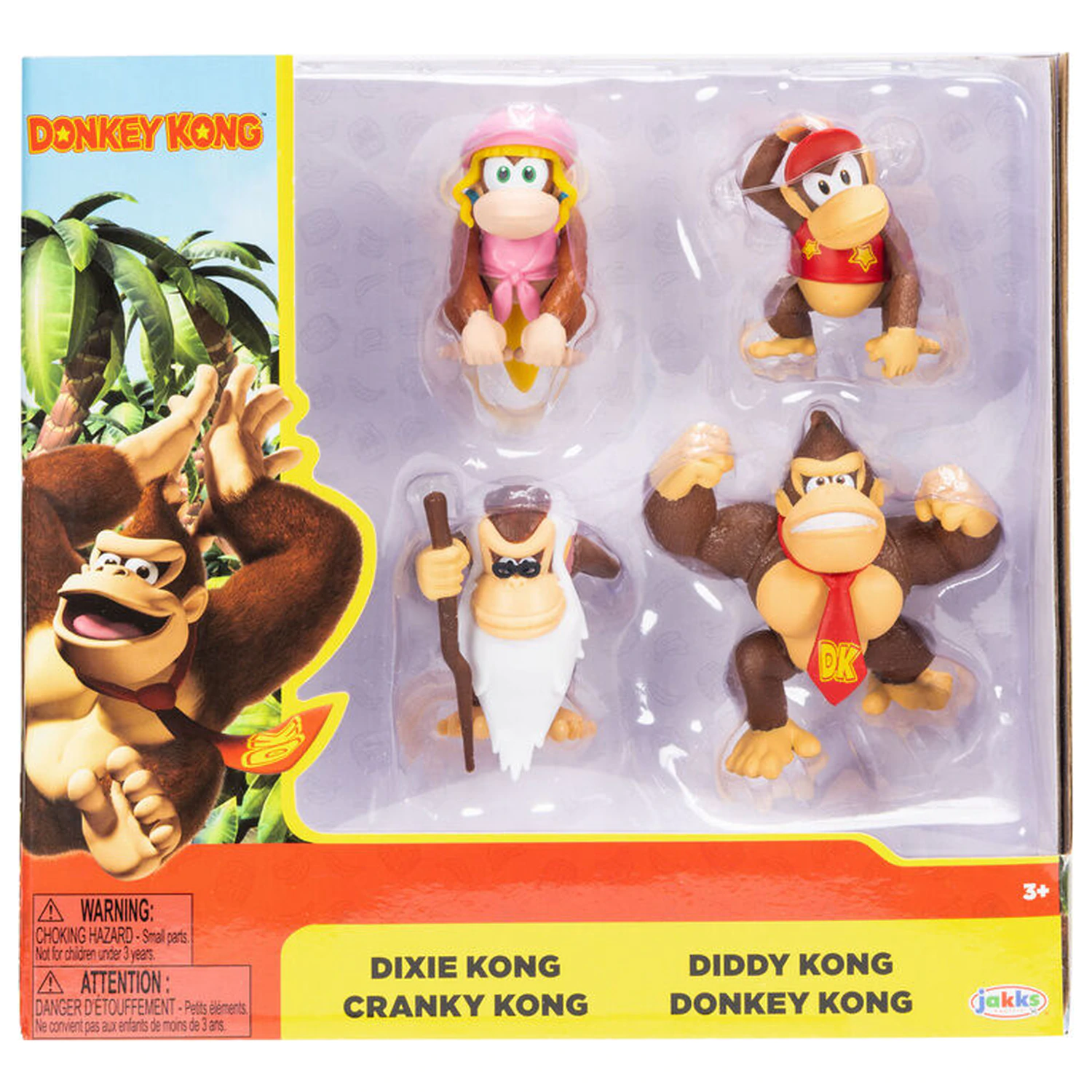 Donkey Kong Figurenpack 4 Figuren 6cm Produktfoto