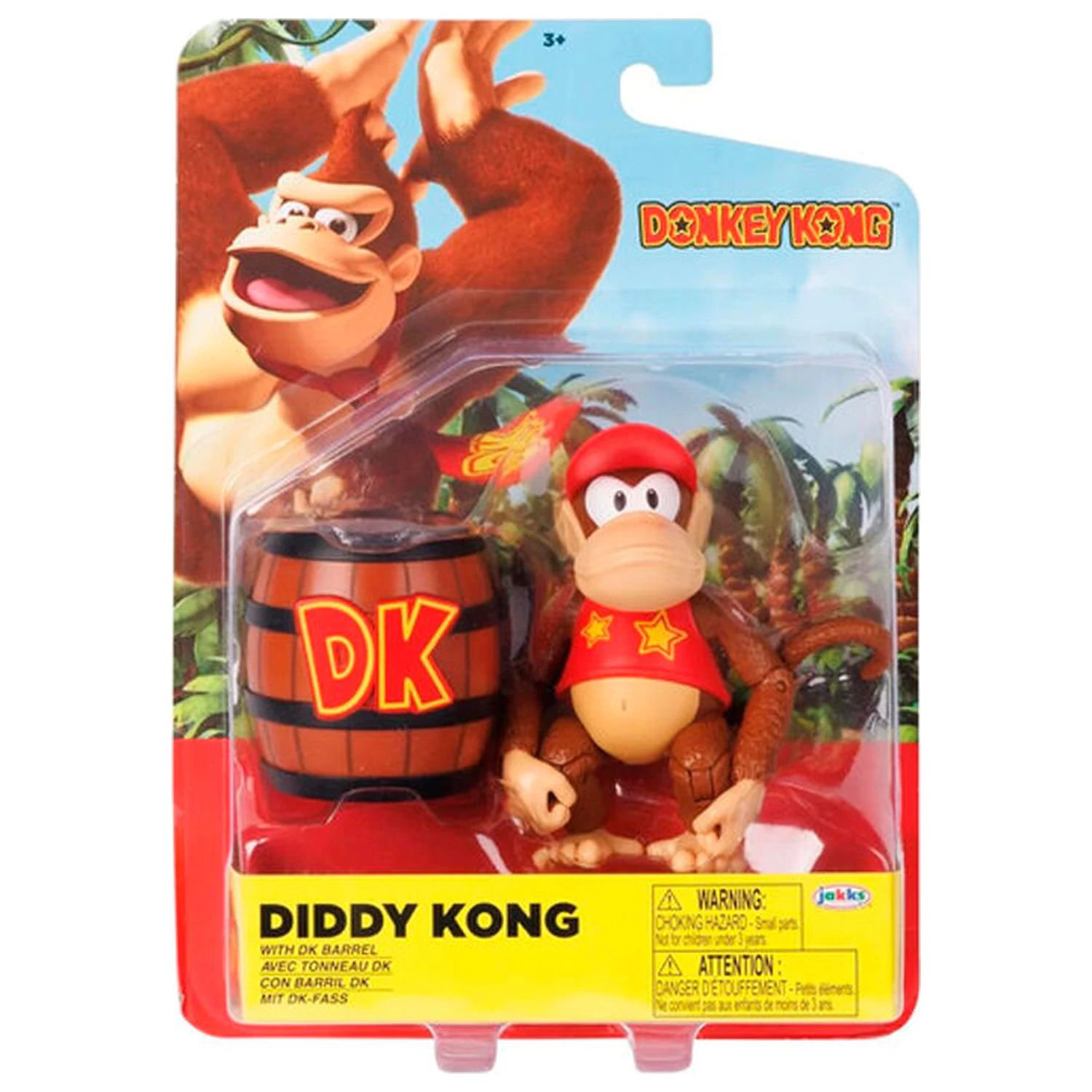 Donkey Kong Diddy Kong Figur 10cm Produktfoto