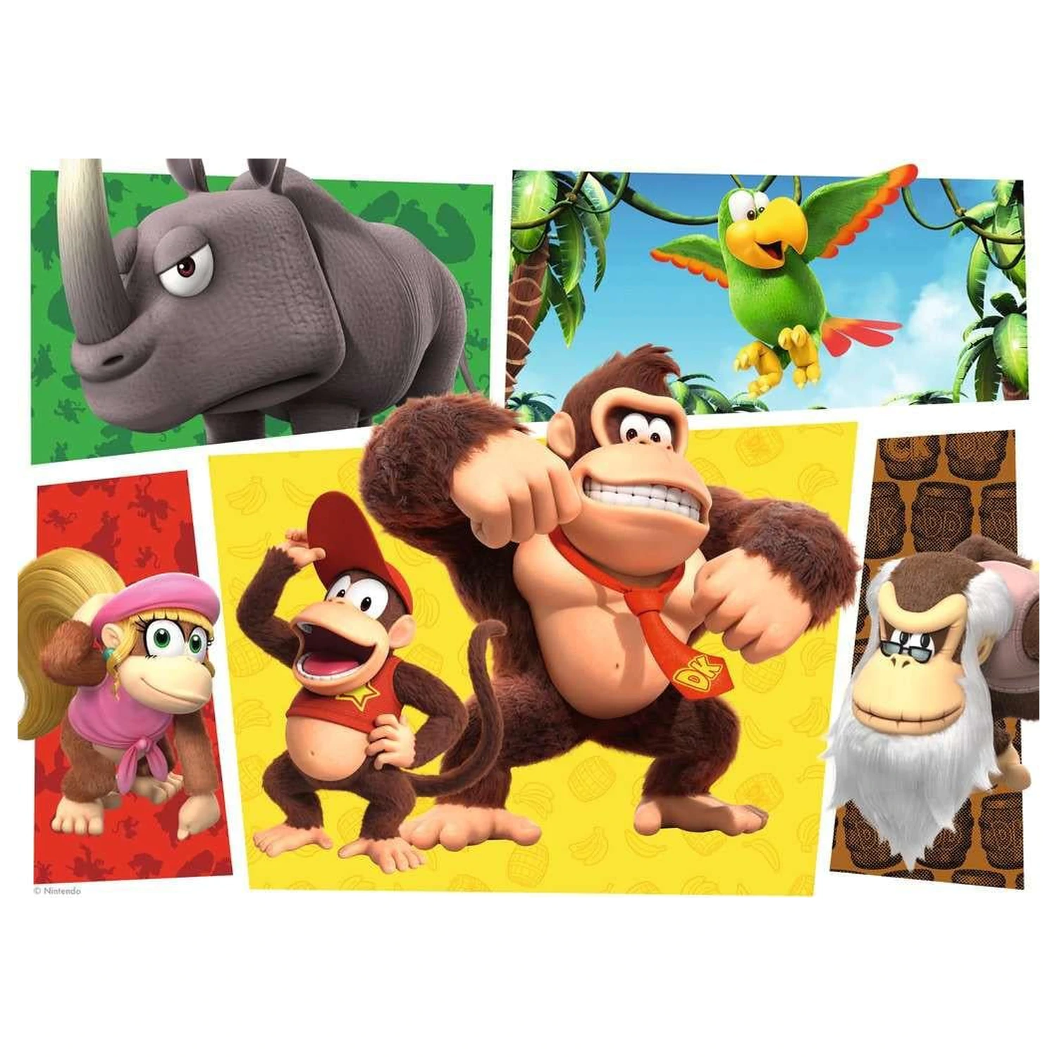 Donkey Kong The Monkeys Are on the Loose! Puzzle 100 Teile XXL Produktfoto