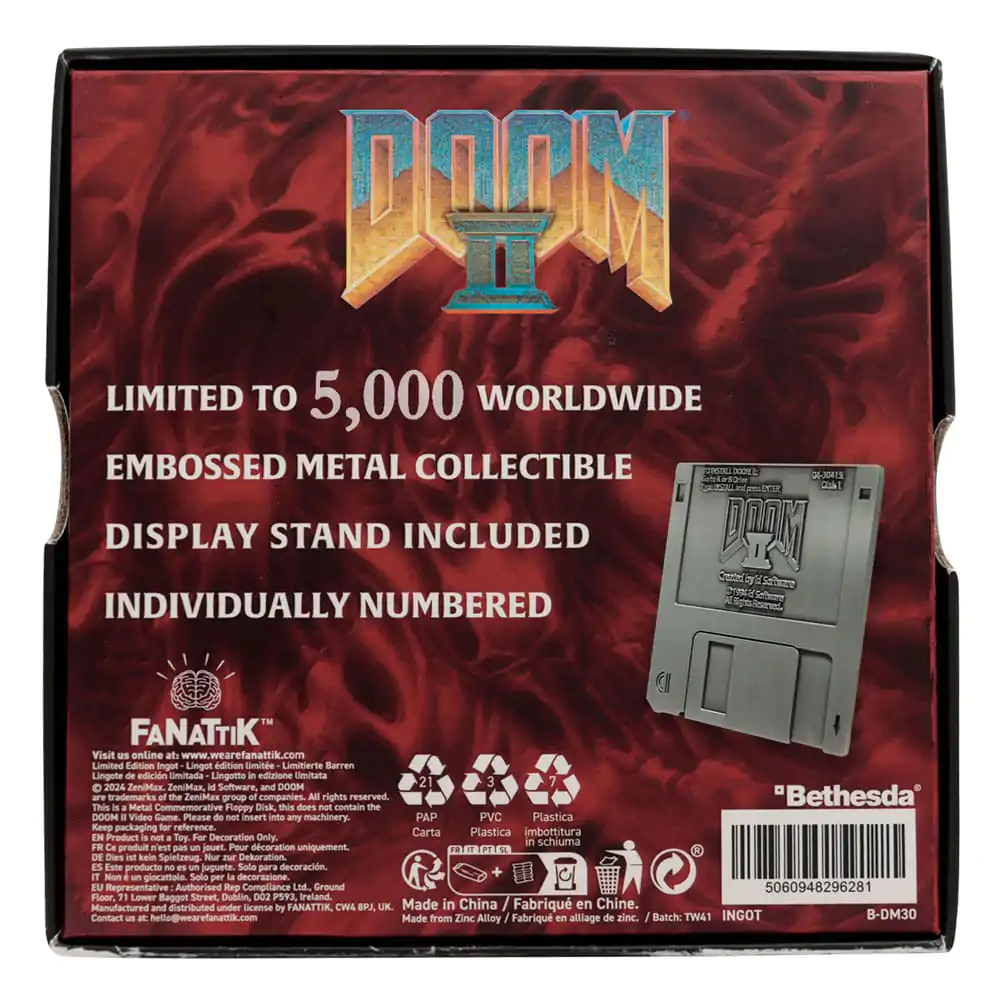 Doom 2 Replik Arena Floppy Disk Limited Edition Produktfoto