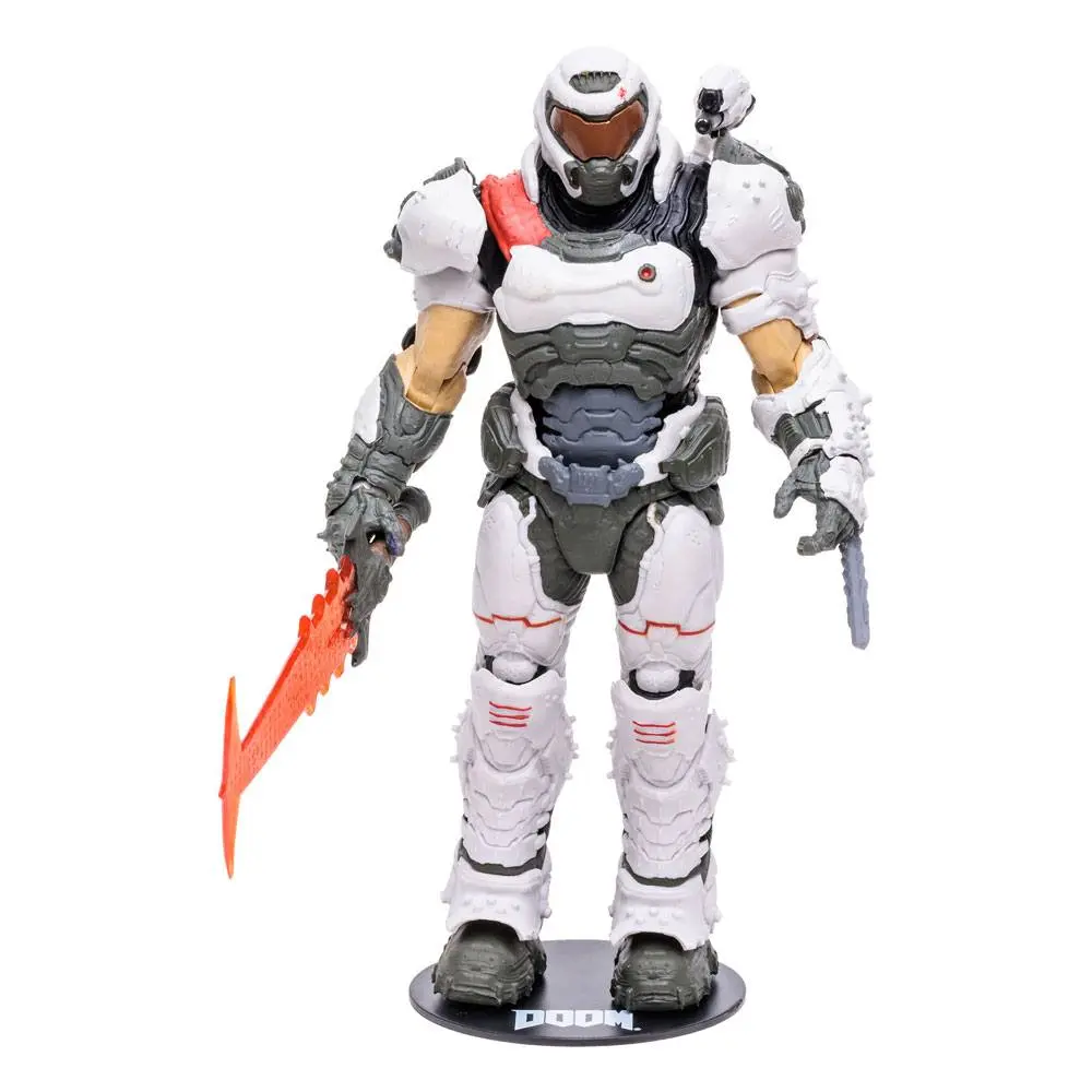 Doom Eternal Action Figur Doom Slayer (White Armor) 18 cm Produktfoto