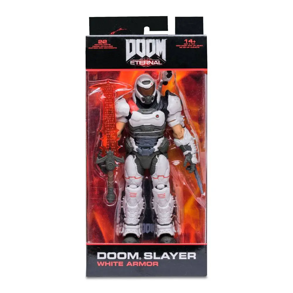 Doom Eternal Action Figur Doom Slayer (White Armor) 18 cm Produktfoto