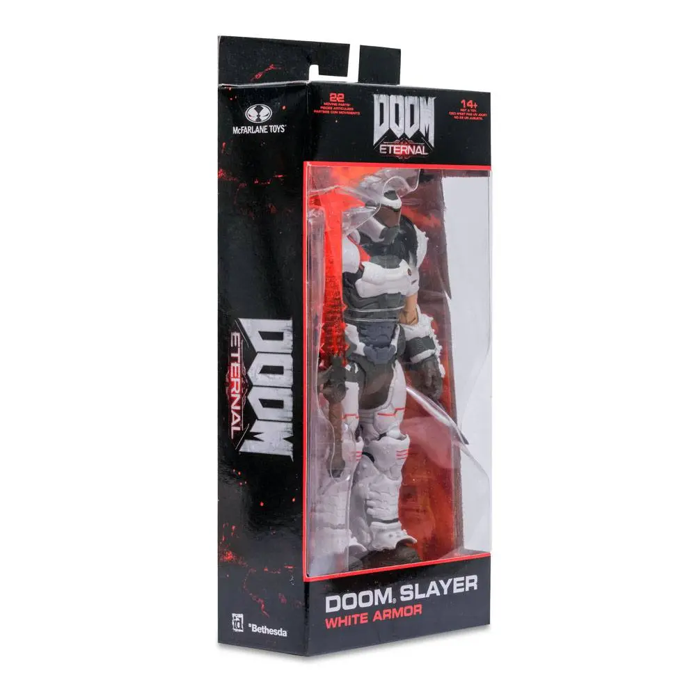 Doom Eternal Action Figur Doom Slayer (White Armor) 18 cm Produktfoto