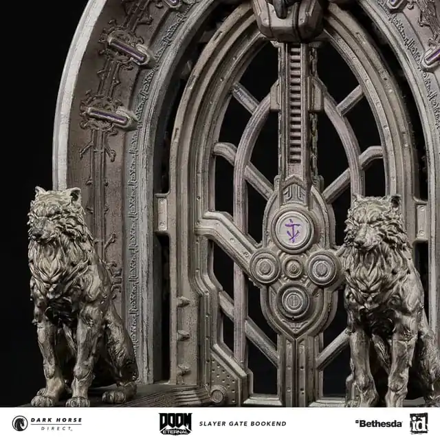 Doom Eternal Buchstützen Slayer Gate 23 cm Produktfoto