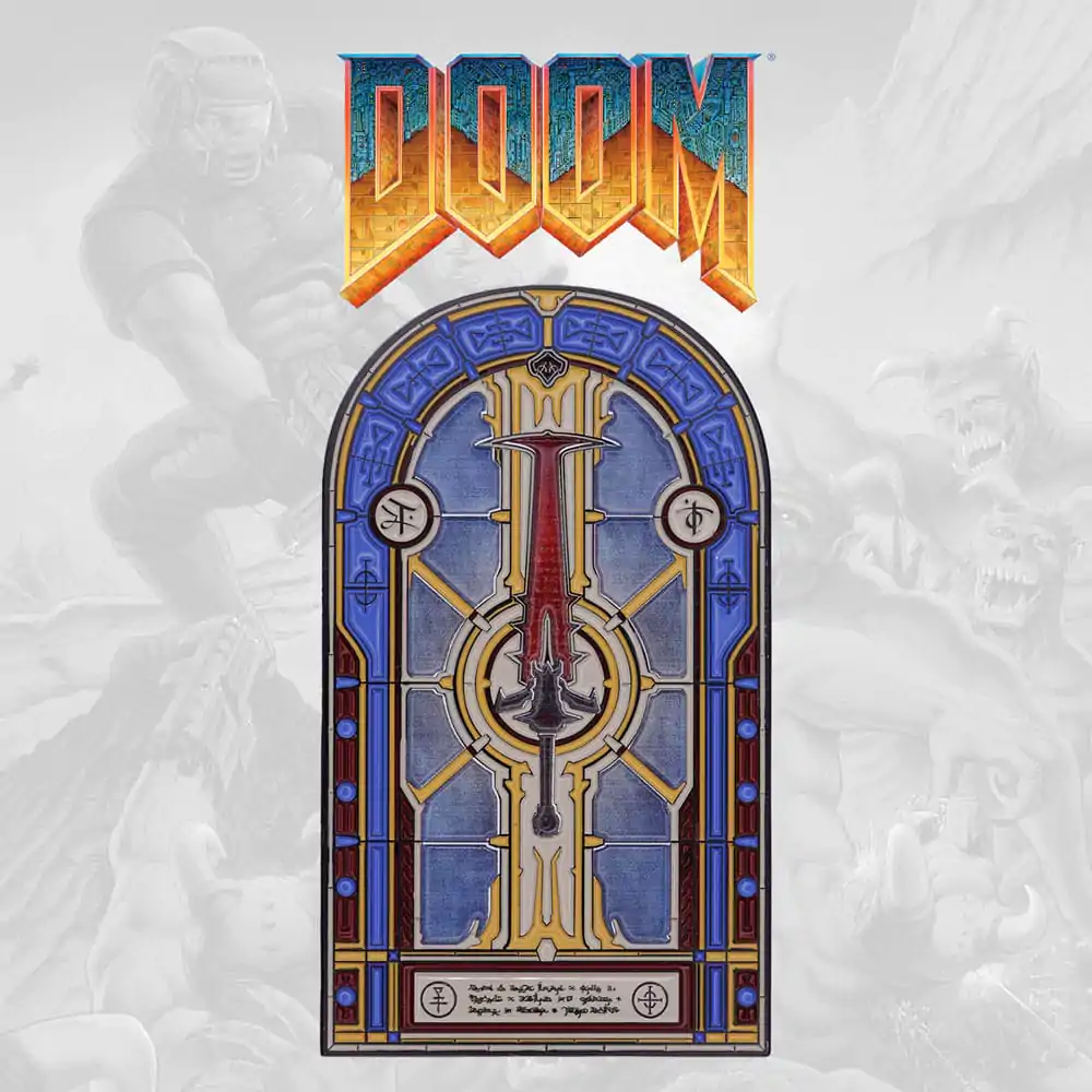 Doom Metallbarren Crucible Sword Stained Glass Limited Edition termékfotó