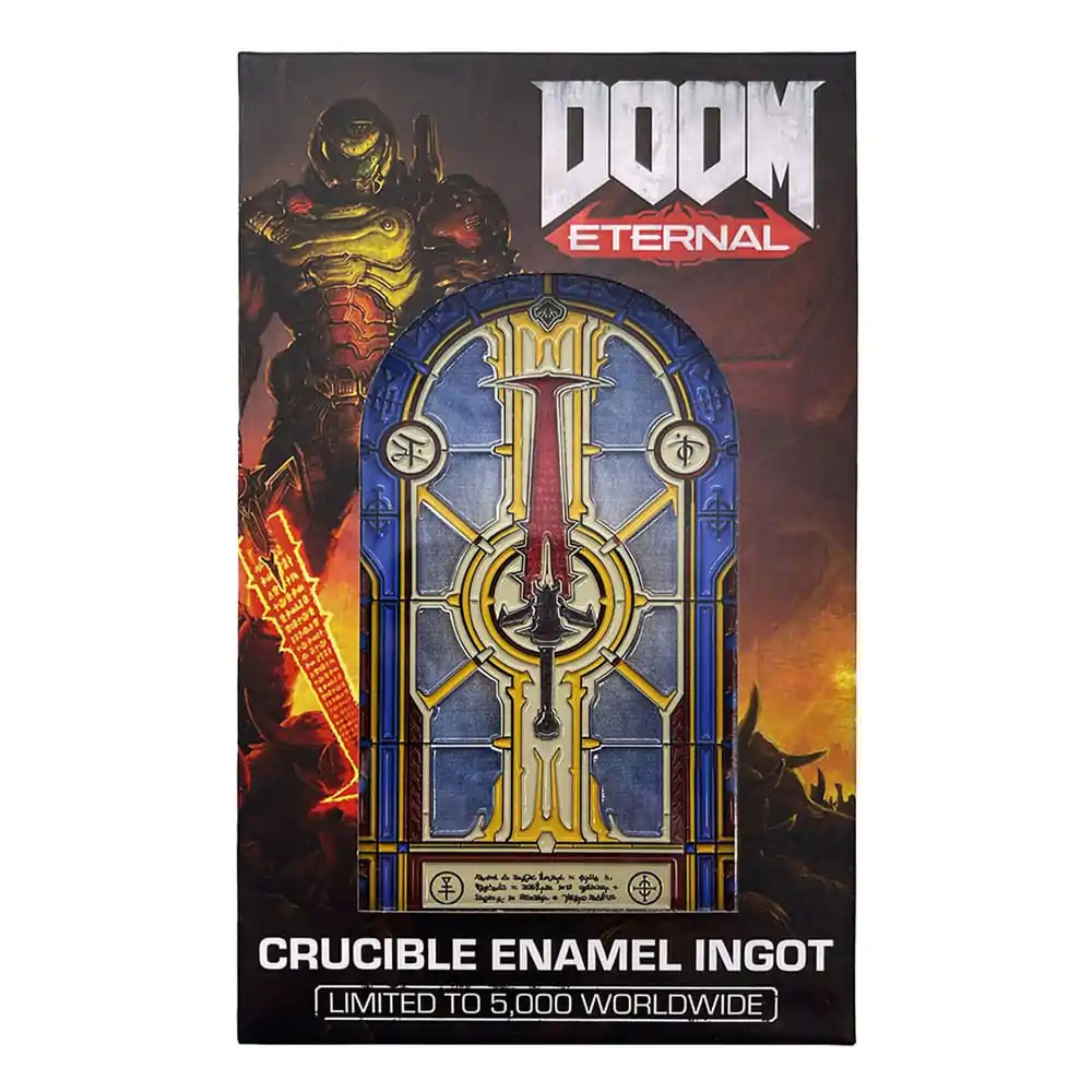 Doom Metallbarren Crucible Sword Stained Glass Limited Edition termékfotó