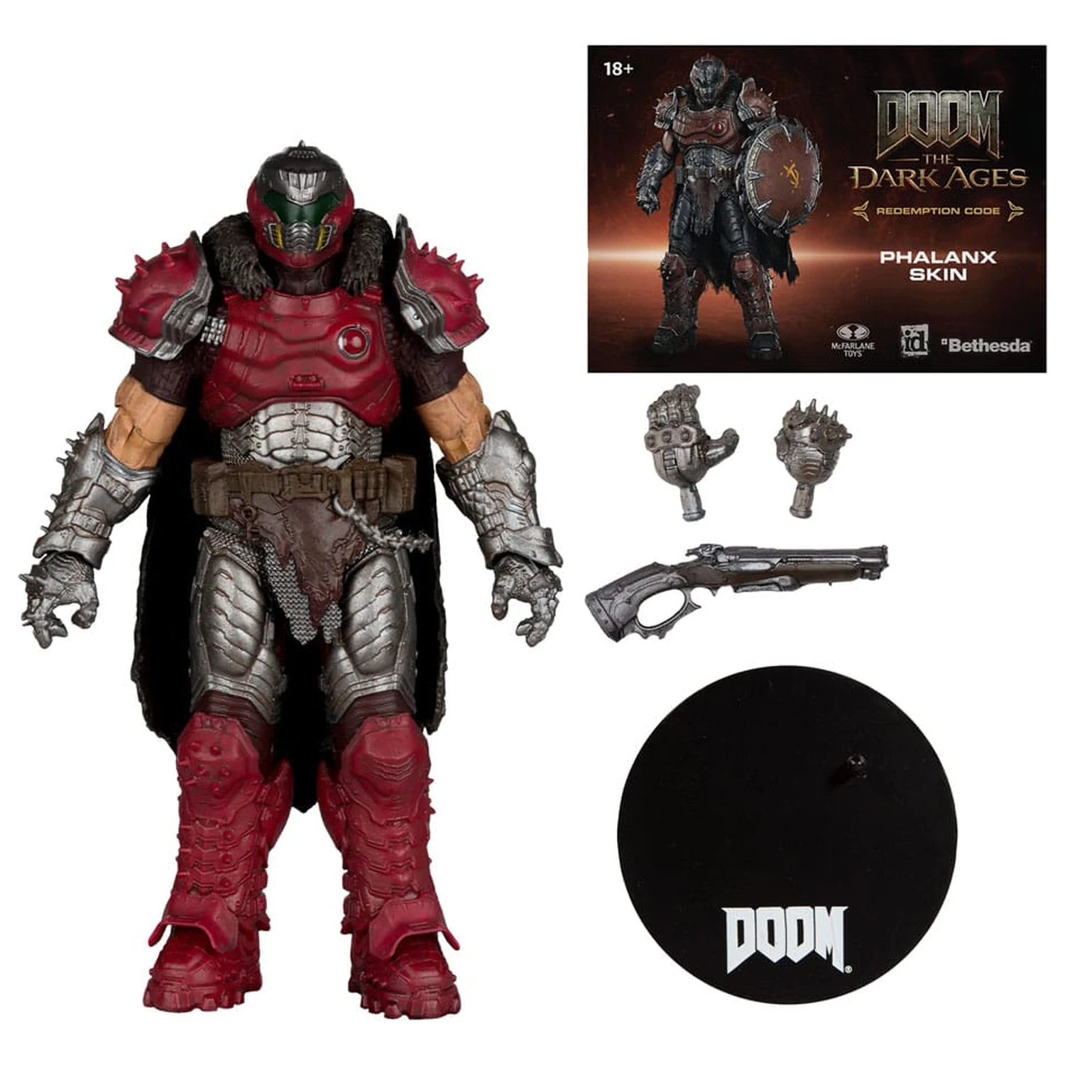 Doom: The Dark Ages Action-Figur Doom Slayer (Phalanx Skin) 18 cm Produktfoto
