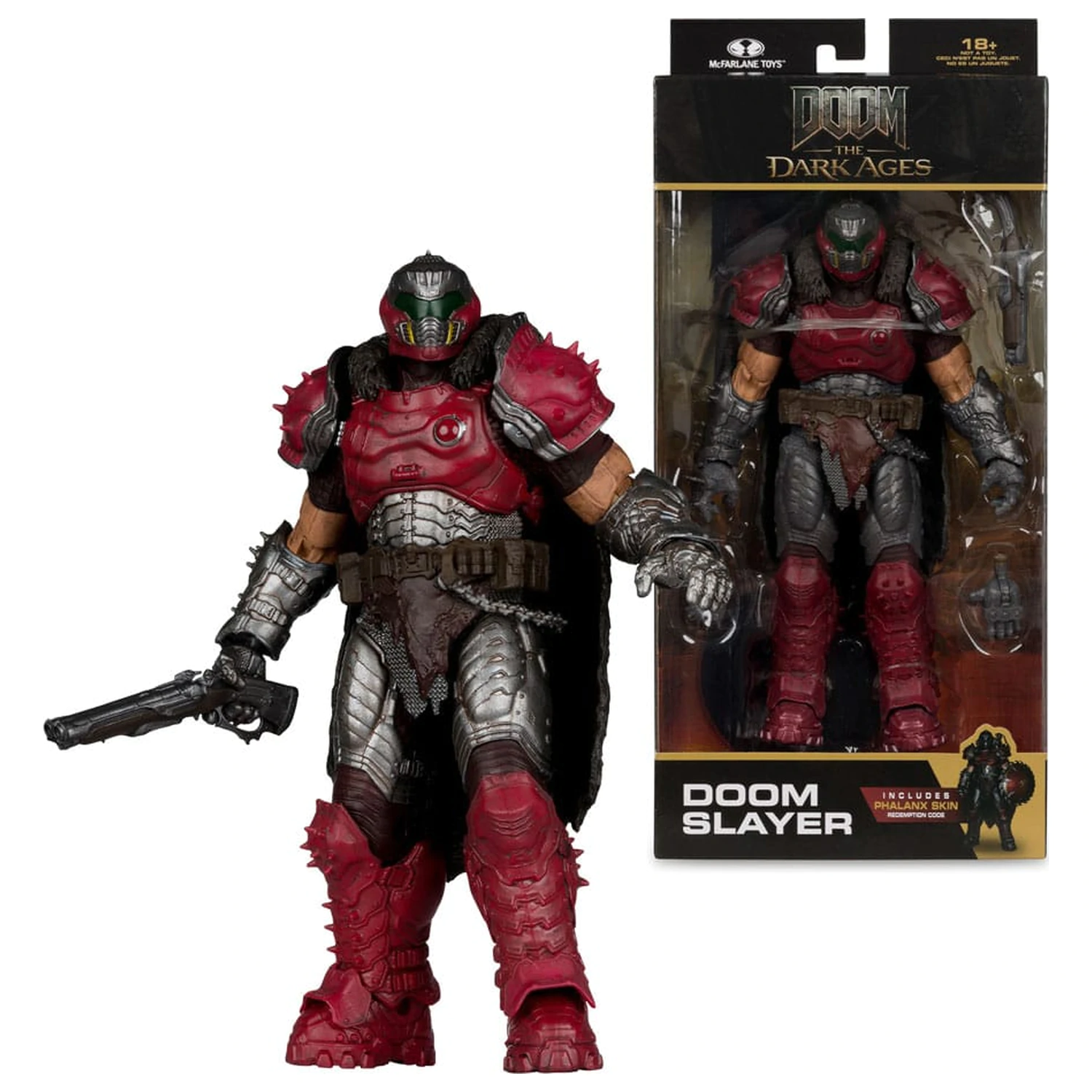 Doom: The Dark Ages Action-Figur Doom Slayer (Phalanx Skin) 18 cm Produktfoto