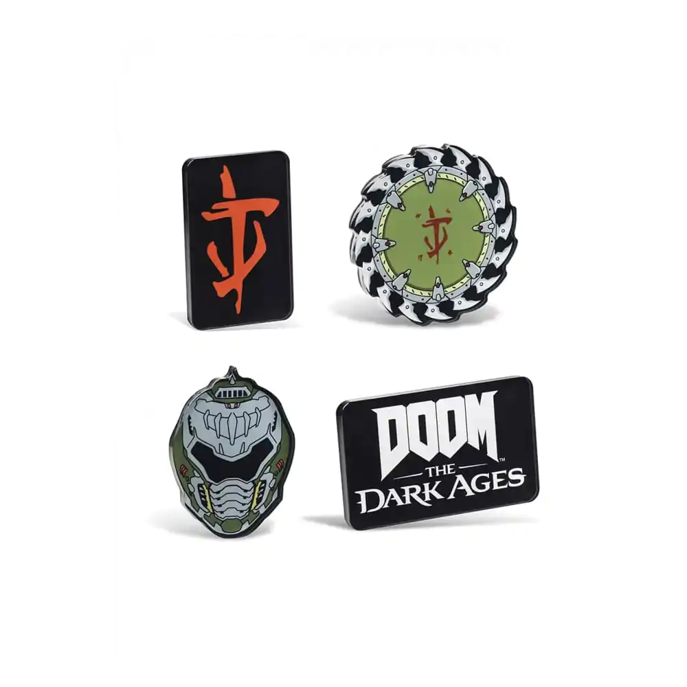 Doom The Dark Ages Magnet-Set Icons Produktfoto