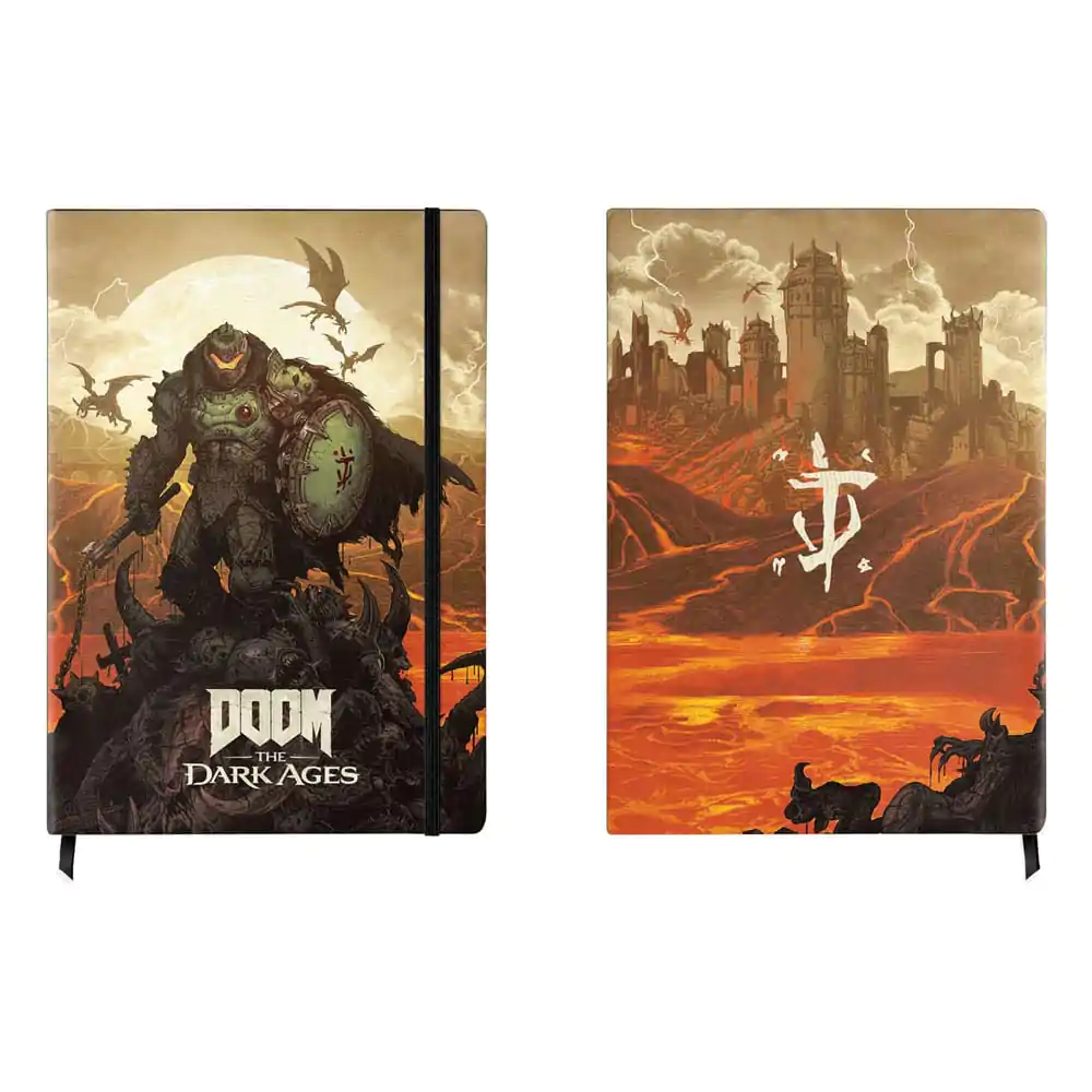 Doom The Dark Ages Notizbuch A5 Keyart Produktfoto