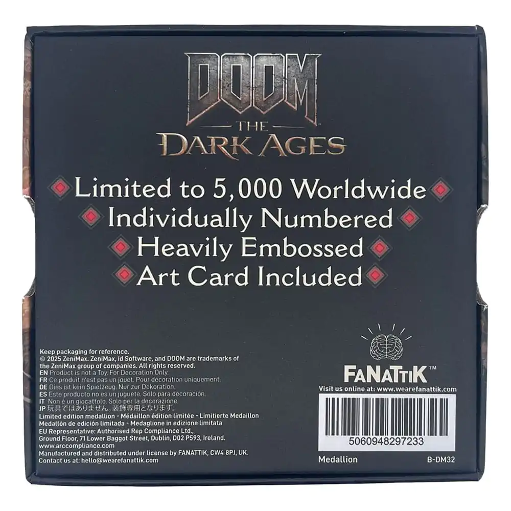 Doom: The Dark Ages Medallion Säge Schild Produktfoto