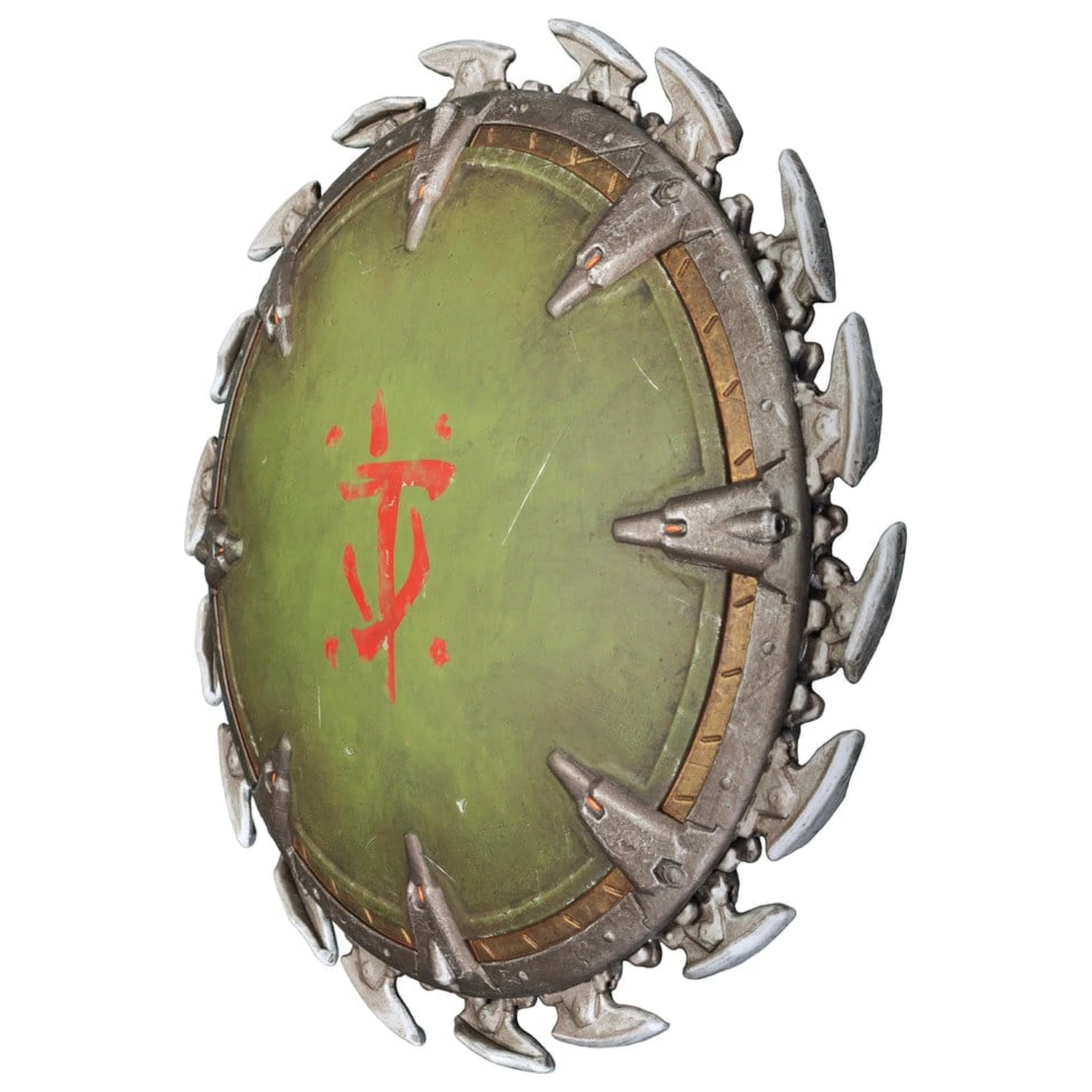 Doom: The Dark Ages Wandhalterung Schild Säge 25 x 25 cm Produktfoto