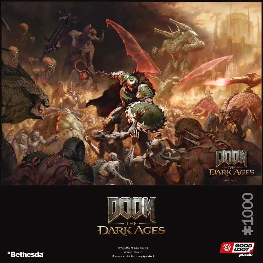 Doom The Dark Ages Puzzle Slayer's Rag (1000 Teile) Produktfoto