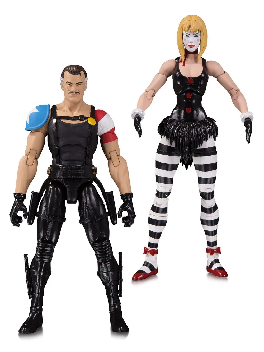 Doomsday Clock Actionfiguren Doppelpack The Comedian & Marionette 18 cm Produktfoto