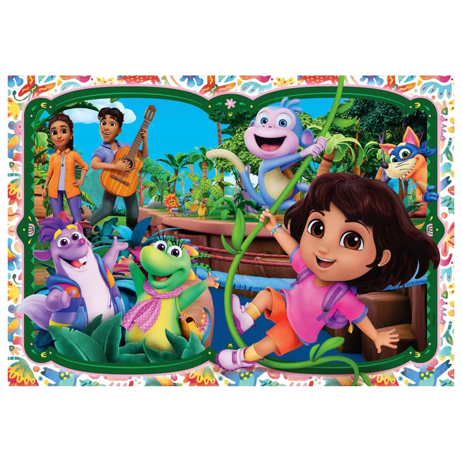 Dora the Explorer Forest 104-teiliges Maxi Puzzle Produktfoto