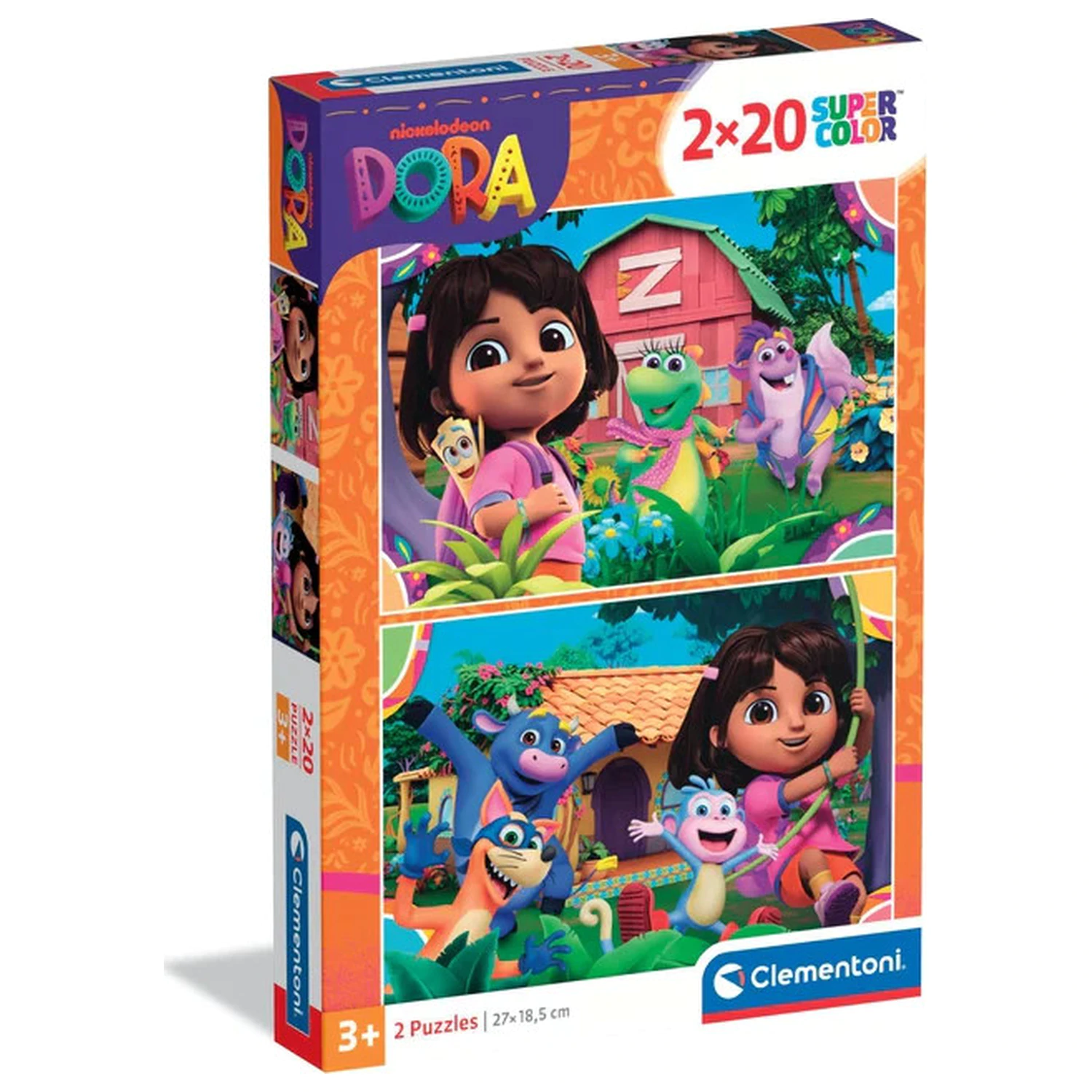 Dora the Explorer Garden 2x20 Teile Puzzle Produktfoto
