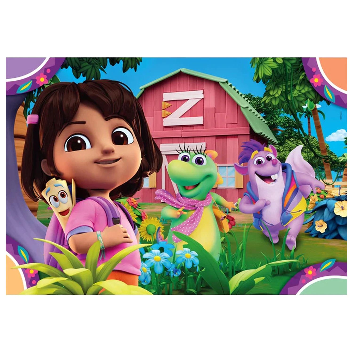 Dora the Explorer Garden 2x20 Teile Puzzle Produktfoto