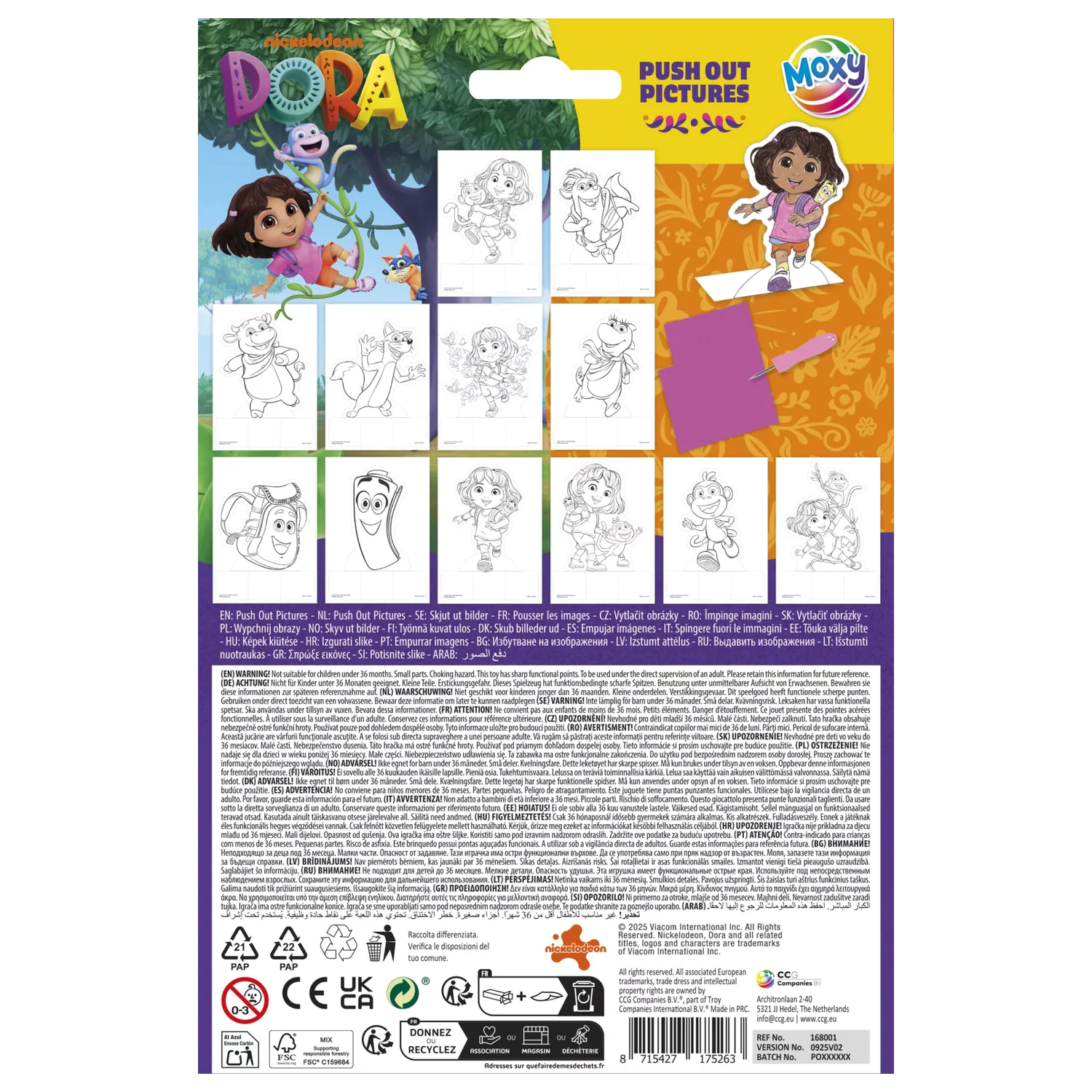 Dora the Explorer Happy Ausstechformen Kreativset Produktfoto