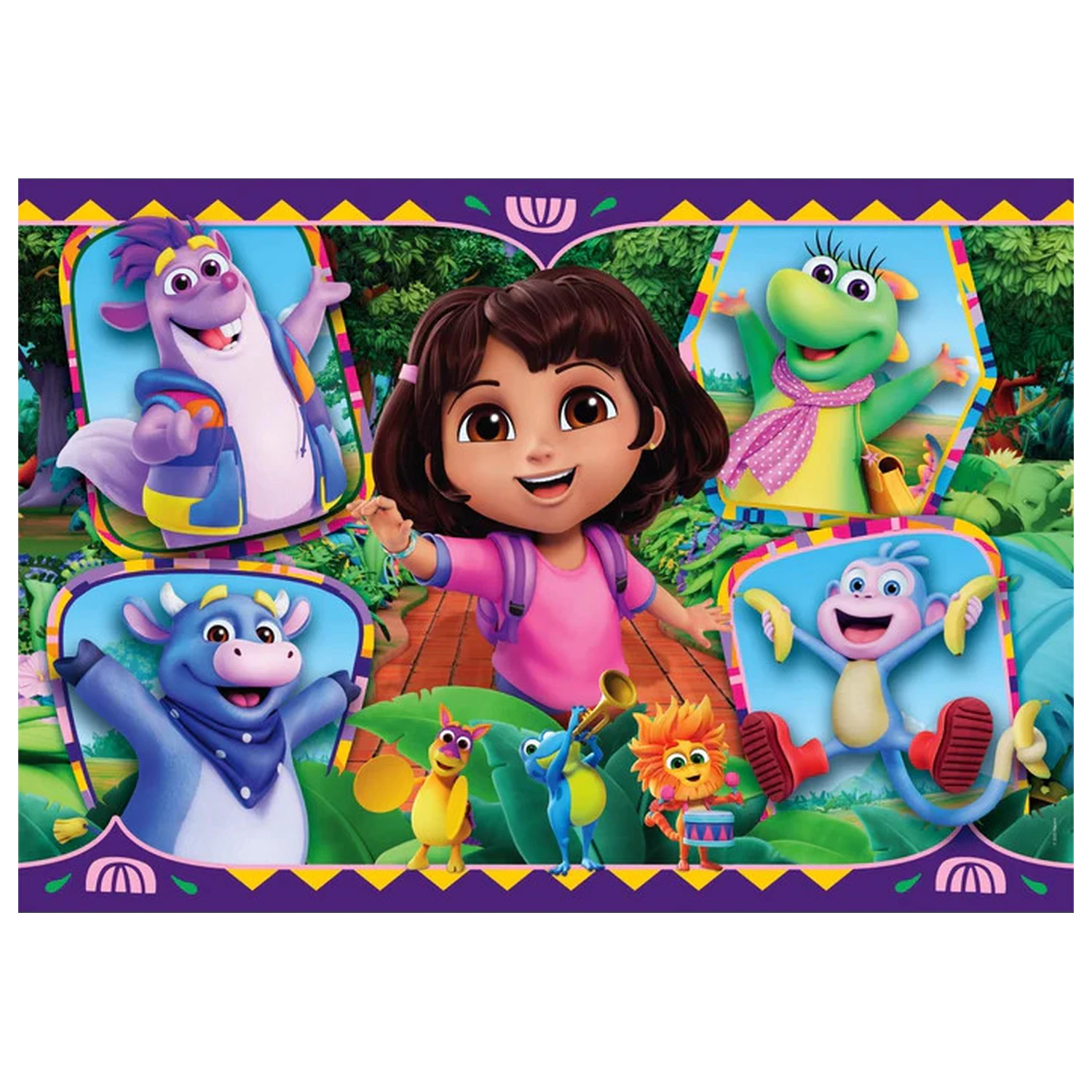Dora the Explorer Journey 104-teiliges Maxi Puzzle Produktfoto