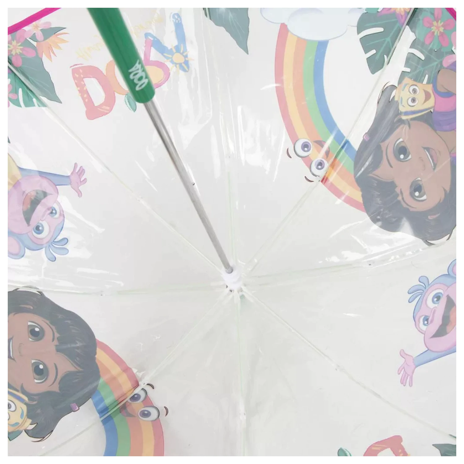 Dora the Explorer Jungle Kinder klarer Regenschirm Produktfoto