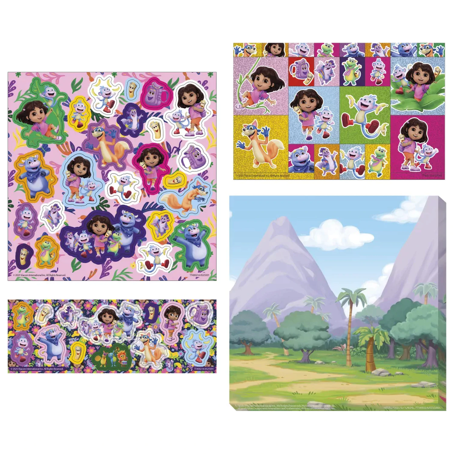 Dora the Explorer Dschungel Aufkleber Set Produktfoto