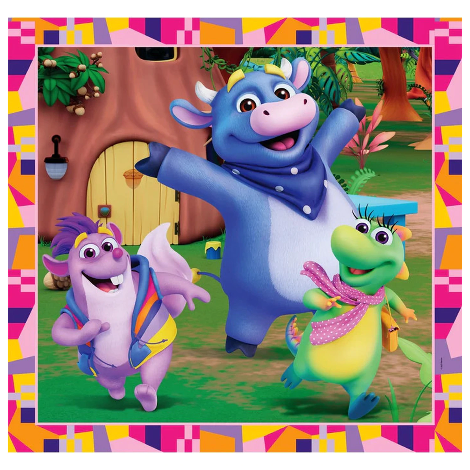 Dora the Explorer Jungle Quest 3x48 Teile Puzzle Produktfoto