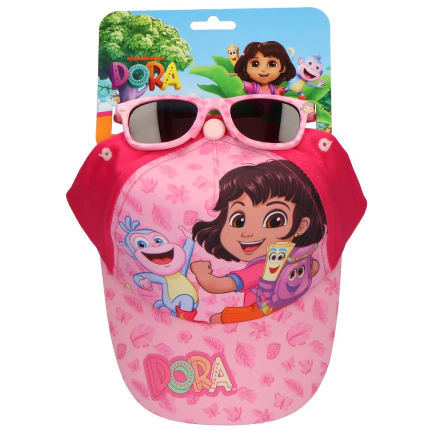Dora the Explorer Rosa Sonnenbrille und Baseballmütze Set Produktfoto