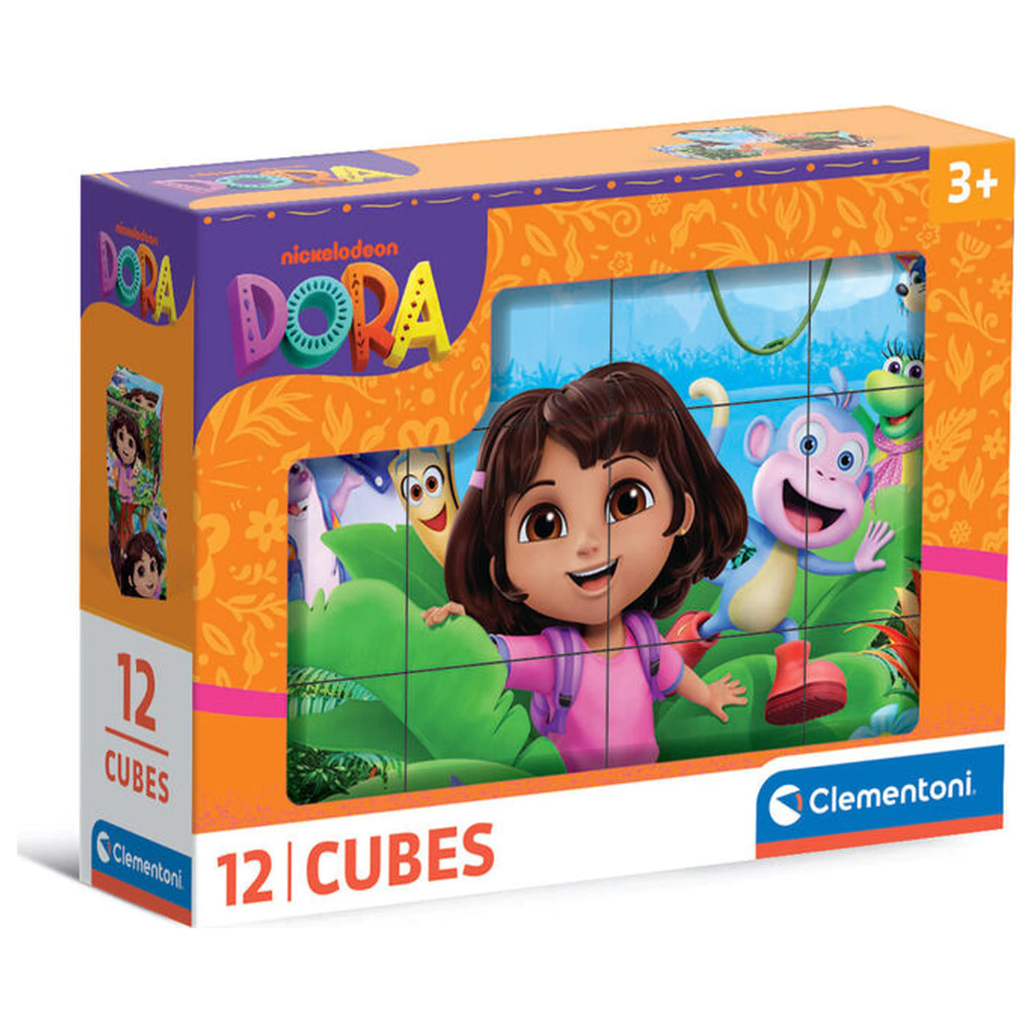Dora the Explorer Würfelpuzzle 12-teilig Produktfoto