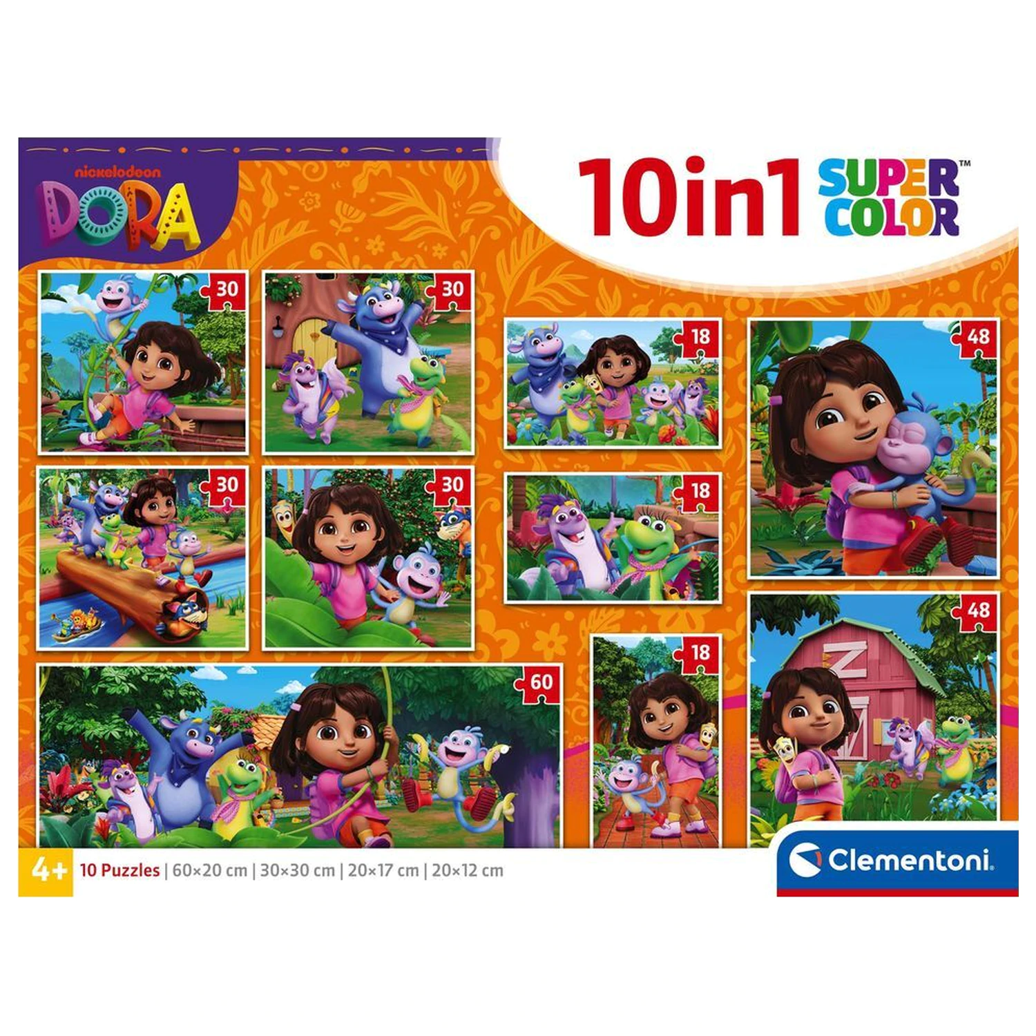 Dora The Explorer Puzzle 10 in 1 Produktfoto
