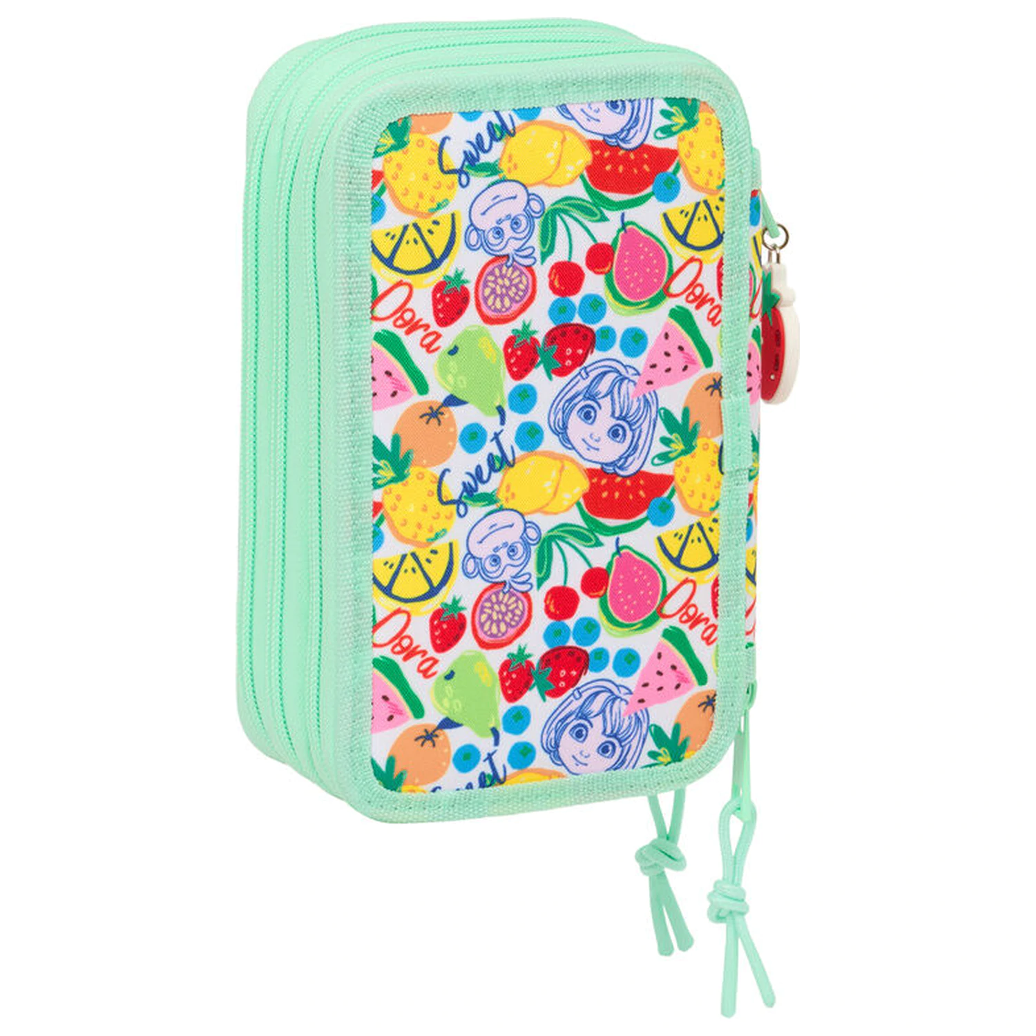 Dora the Explorer Dreifach-Federmäppchen 37-teilig Produktfoto