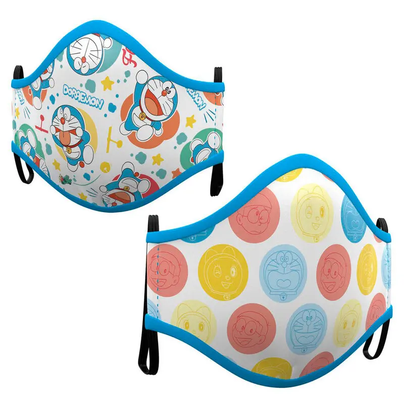 Doraemon 2-er Pack Kinder Gesichtsmaskes Produktfoto