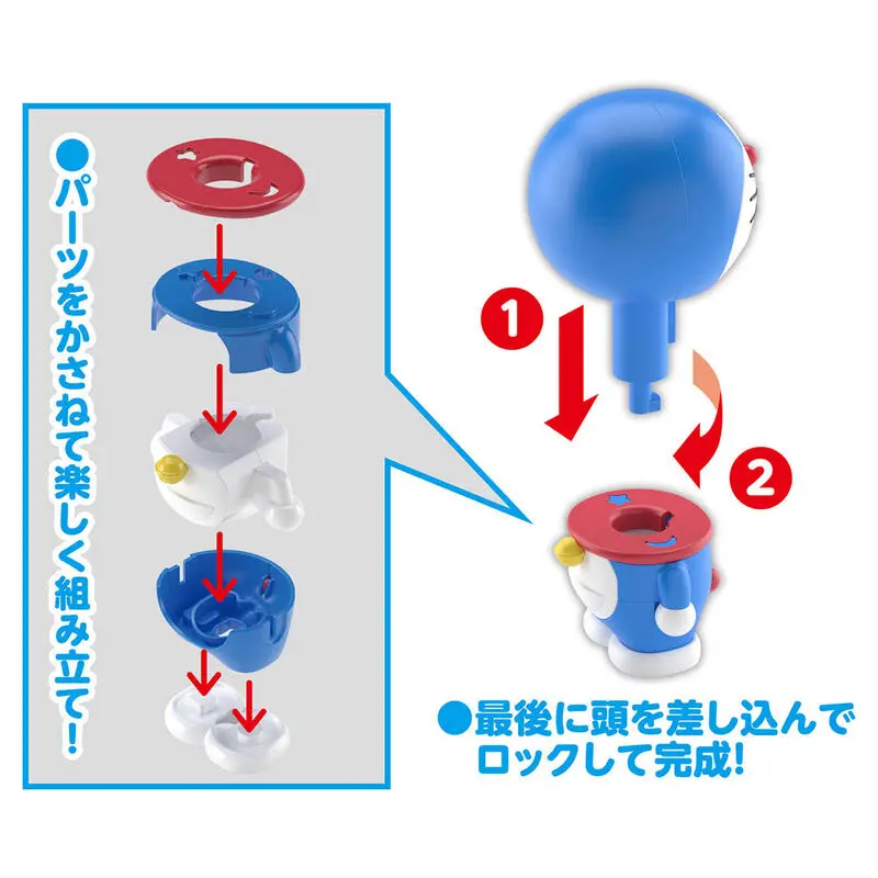 Doraemon Modellbausatz Figur 8cm termékfotó