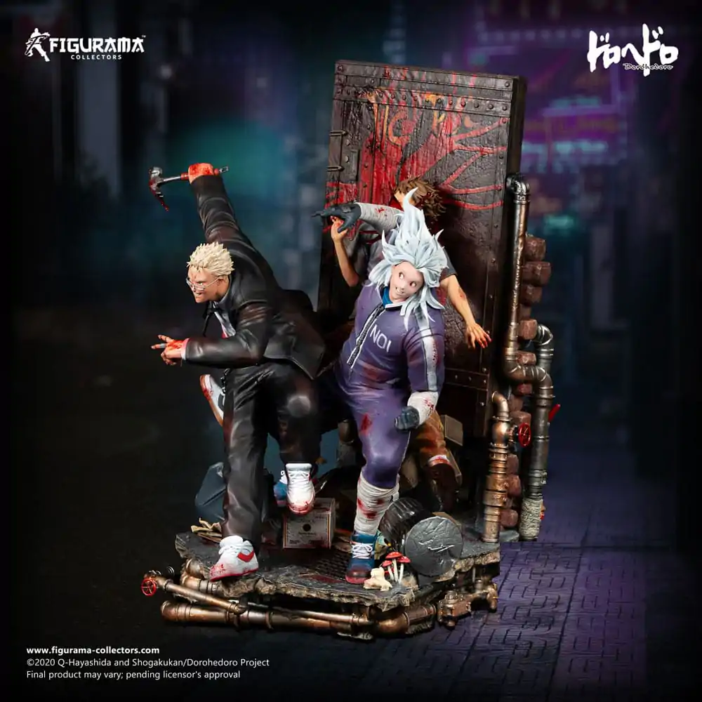 Dorohedoro Elite Diorama FigumiZ Elite 1/8 Shin & Noi Elite 39 cm Produktfoto