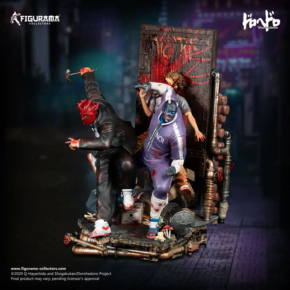 Dorohedoro Elite Diorama FigumiZ Elite 1/8 Shin & Noi Elite 39 cm Produktfoto
