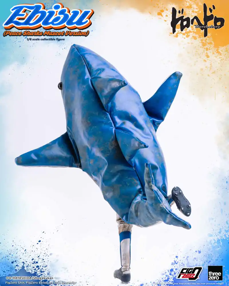 Dorohedoro FigZero Actionfigur 1/6 Ebisu Peace Sharks Mascot Ver. 24 cm Produktfoto