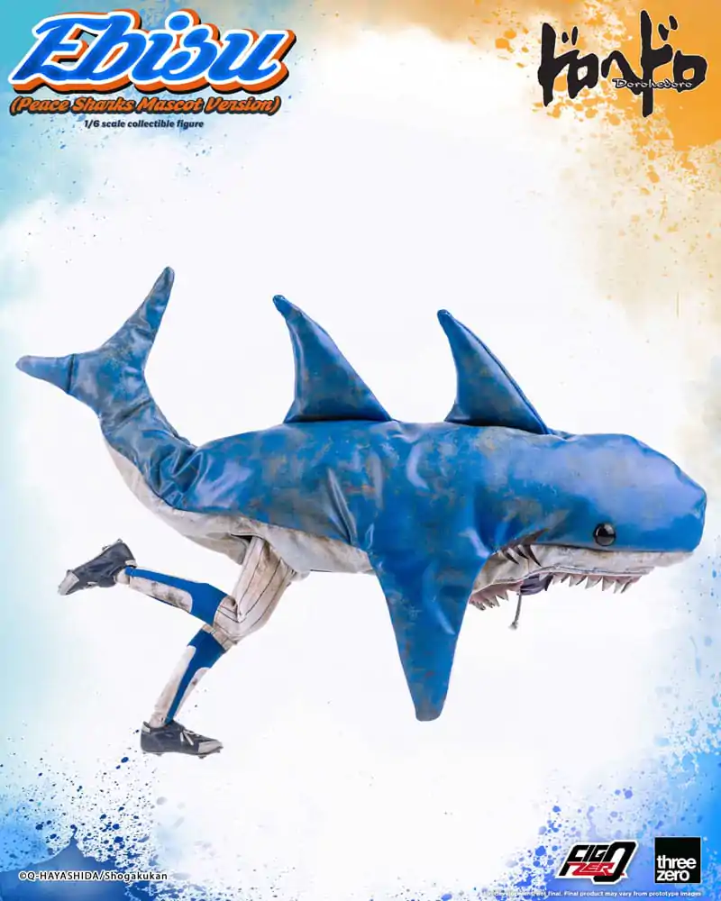 Dorohedoro FigZero Actionfigur 1/6 Ebisu Peace Sharks Mascot Ver. 24 cm Produktfoto