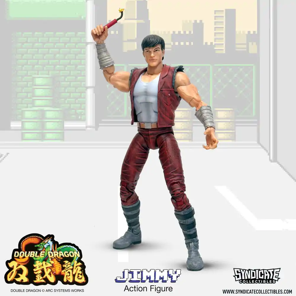 Double Dragon Deluxe Actionfigur 1/12 Jimmy 18 cm Produktfoto