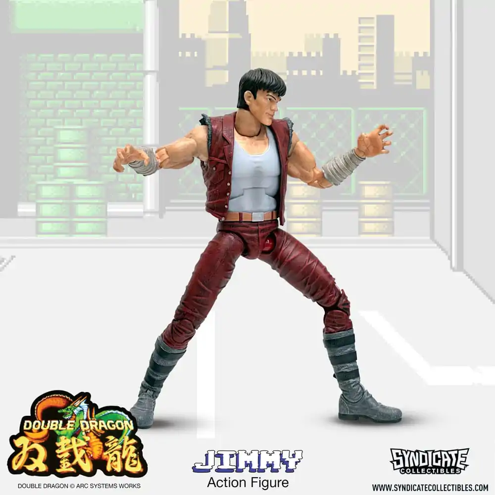 Double Dragon Deluxe Actionfigur 1/12 Jimmy 18 cm Produktfoto