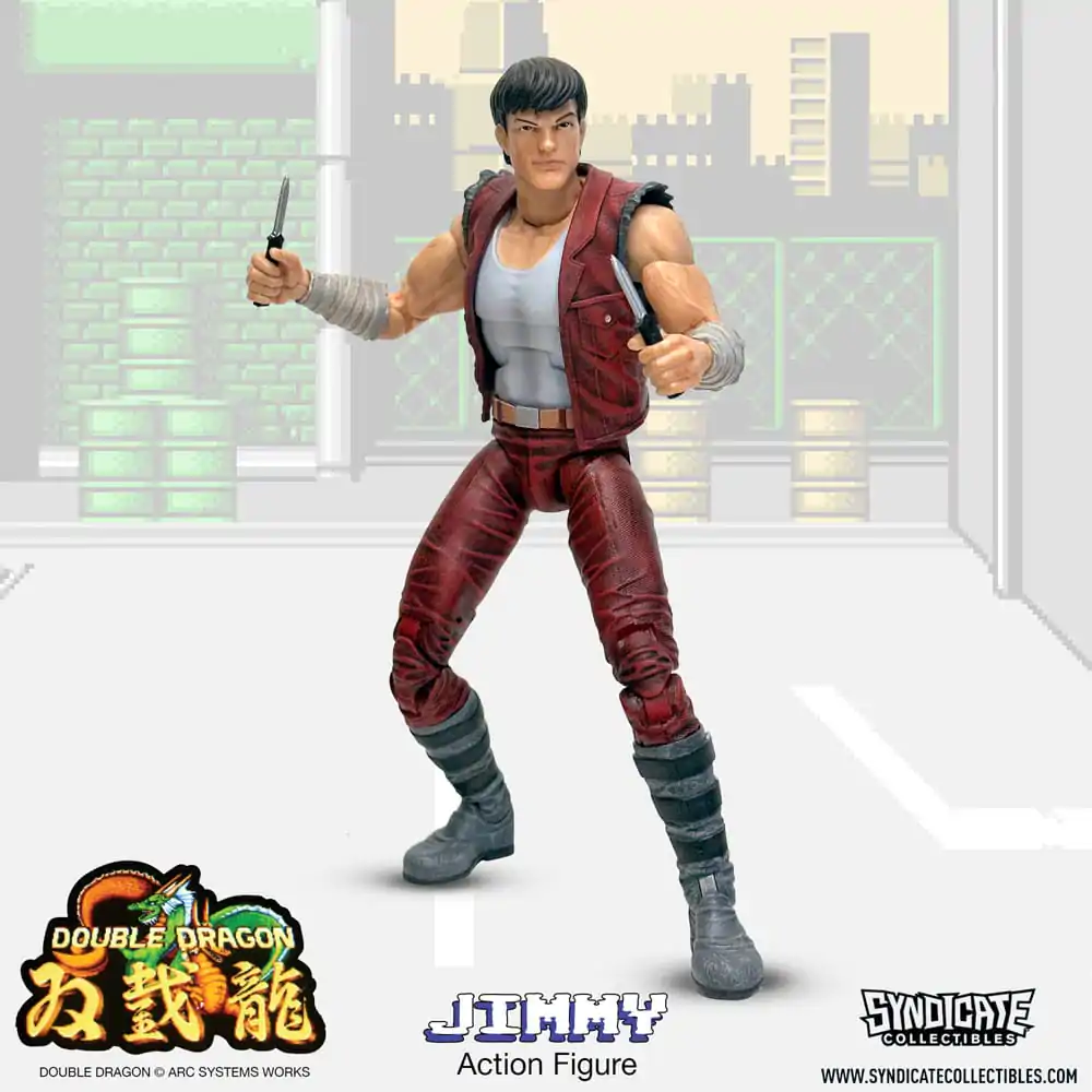 Double Dragon Deluxe Actionfigur 1/12 Jimmy 18 cm Produktfoto