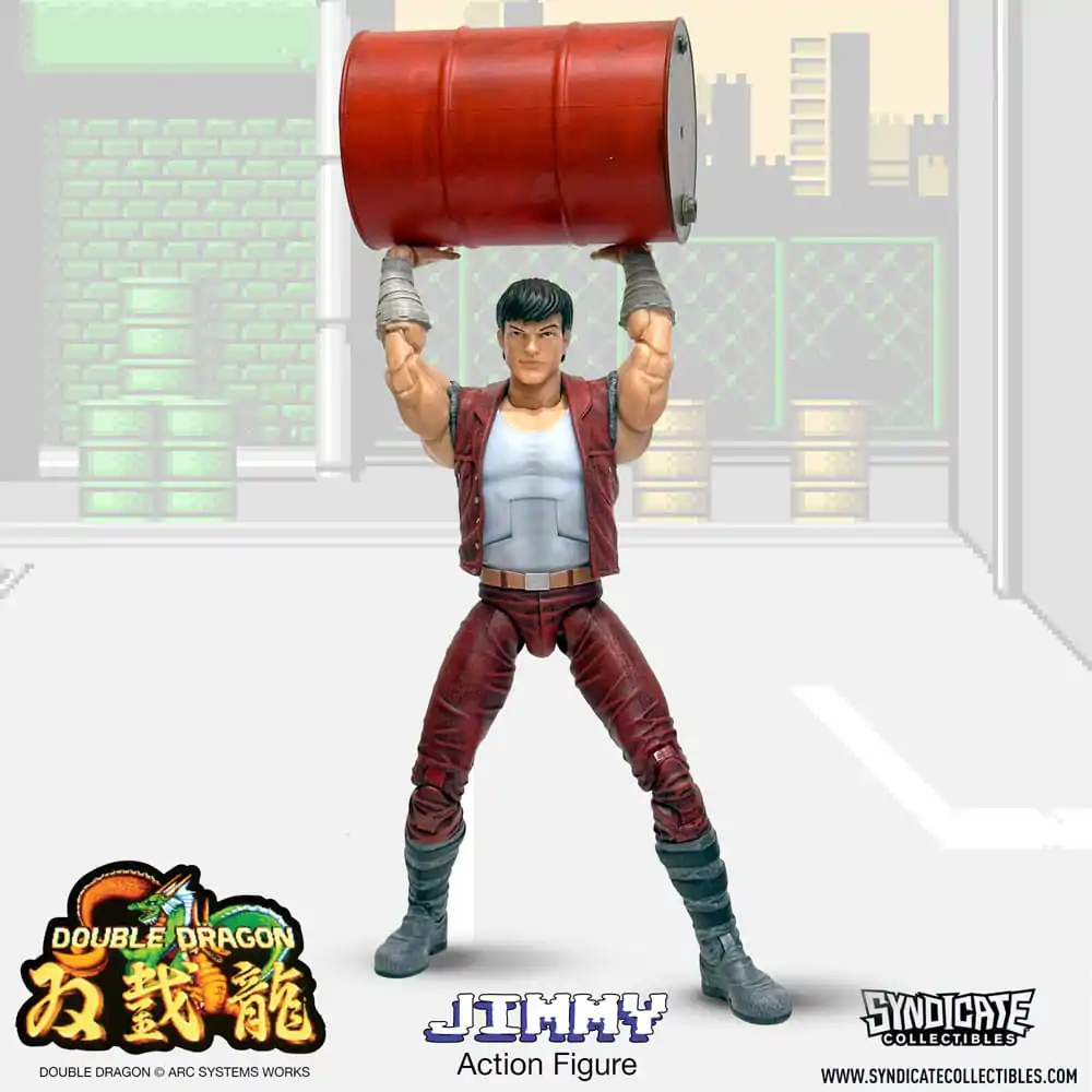 Double Dragon Deluxe Actionfigur 1/12 Jimmy 18 cm Produktfoto