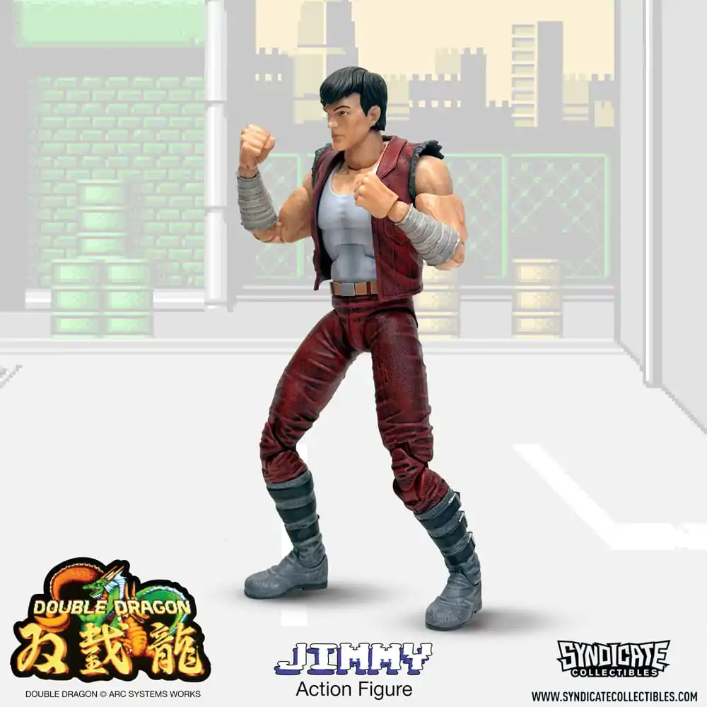 Double Dragon Deluxe Actionfigur 1/12 Jimmy 18 cm Produktfoto