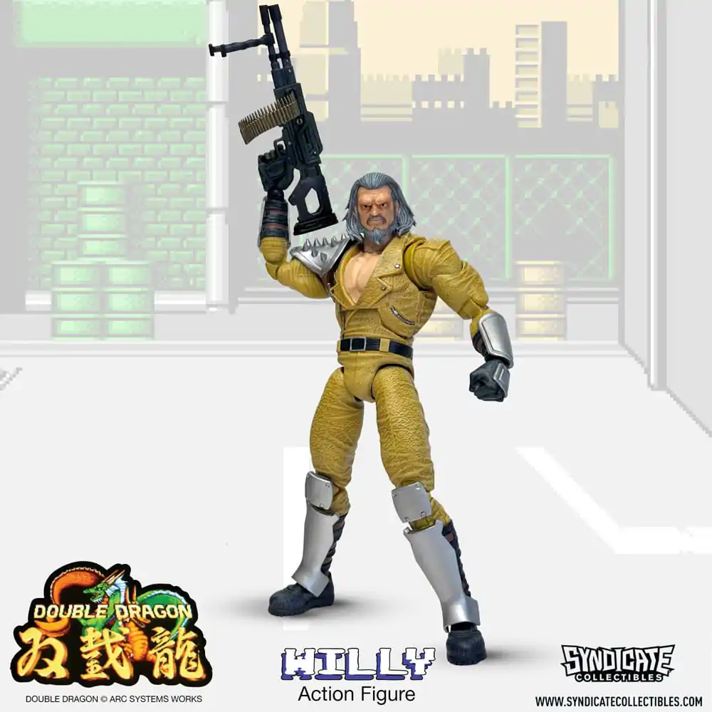 Double Dragon Deluxe Actionfigur 1/12 Willy 18 cm Produktfoto