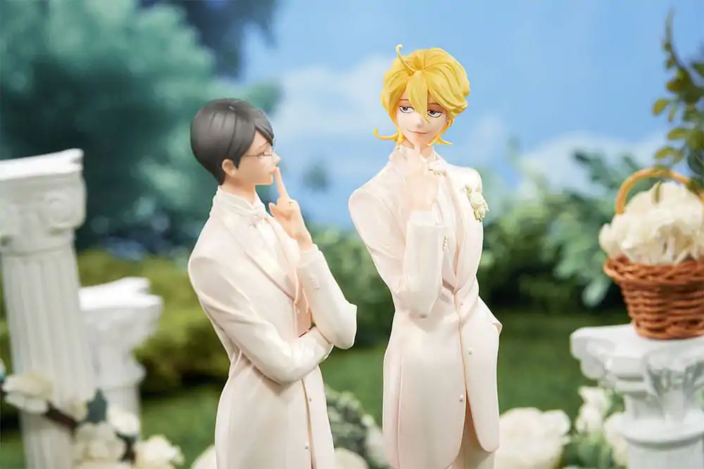 Doukyusei PVC-Statuen 2er-Pack 1/7 Hikaru Kusakabe & Licht Sajo: Wedding Ver. 24 cm Produktfoto
