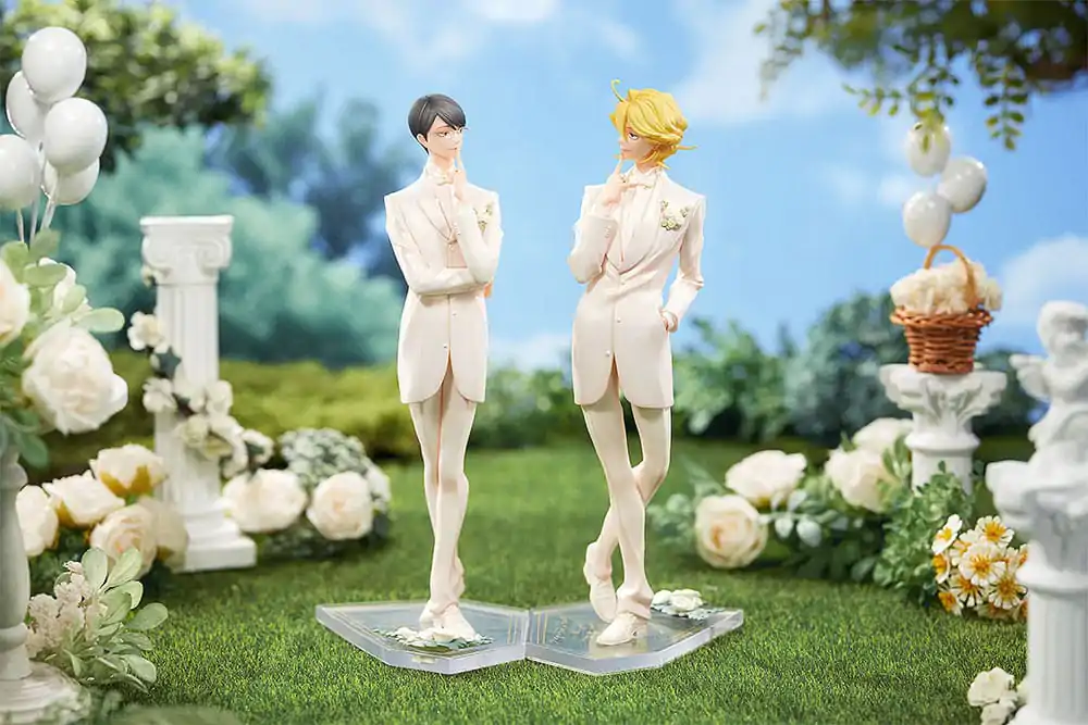 Doukyusei PVC-Statuen 2er-Pack 1/7 Hikaru Kusakabe & Licht Sajo: Wedding Ver. 24 cm Produktfoto
