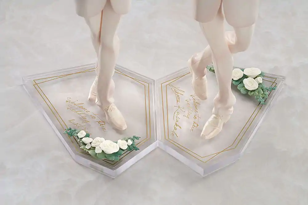 Doukyusei PVC-Statuen 2er-Pack 1/7 Hikaru Kusakabe & Licht Sajo: Wedding Ver. 24 cm Produktfoto