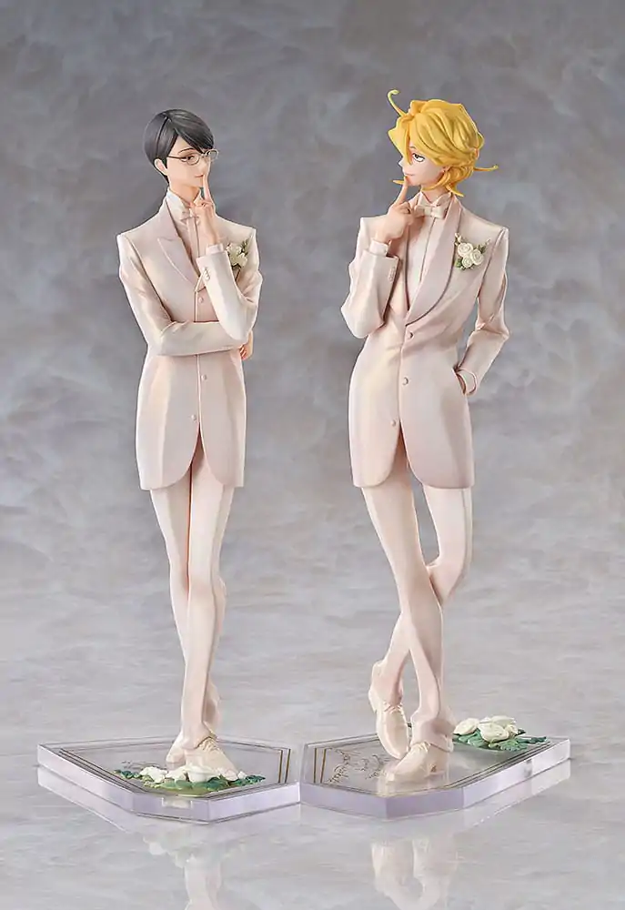Doukyusei PVC-Statuen 2er-Pack 1/7 Hikaru Kusakabe & Licht Sajo: Wedding Ver. 24 cm Produktfoto