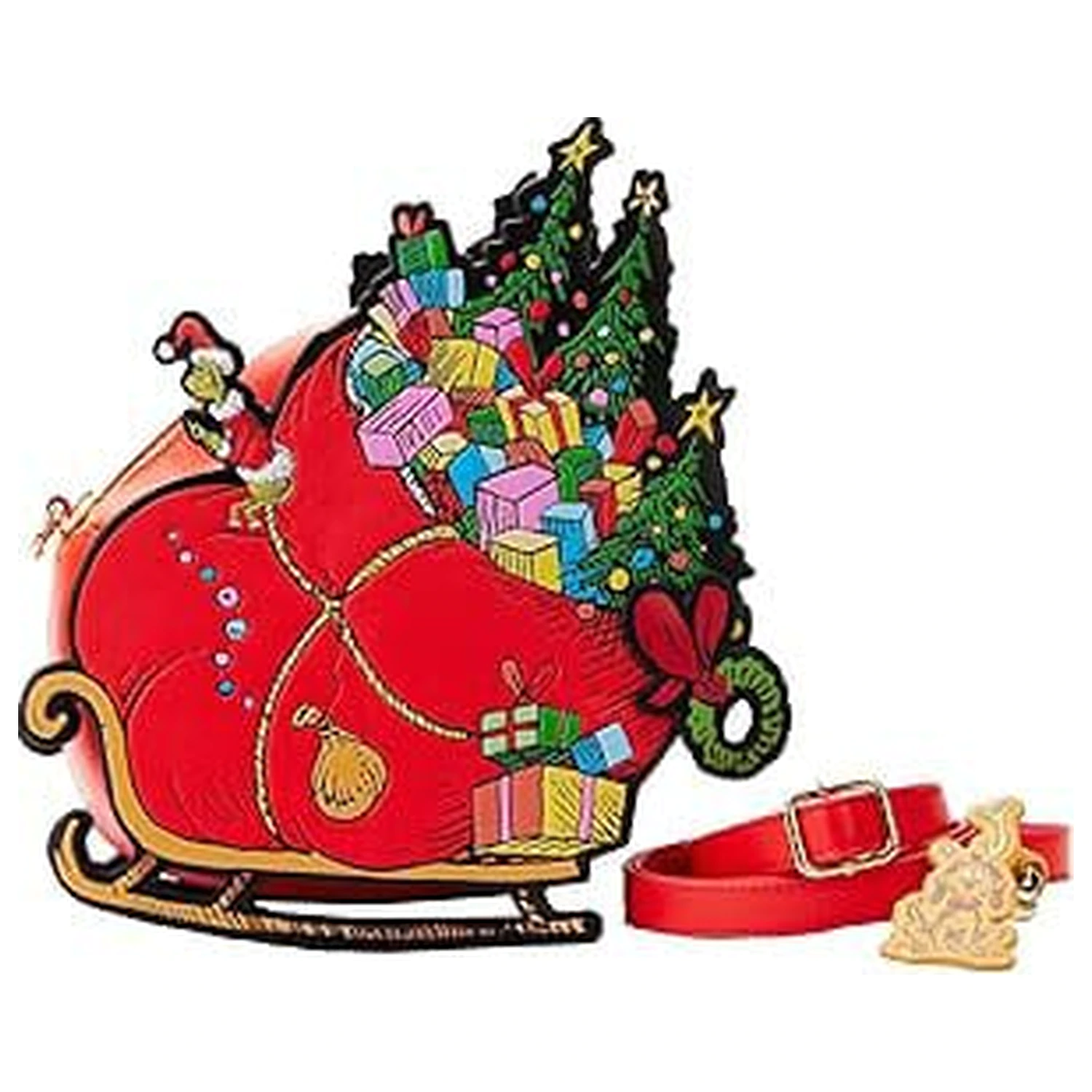 Dr Seuss by Loungefly Umhängetasche Grinch Sleigh Produktfoto
