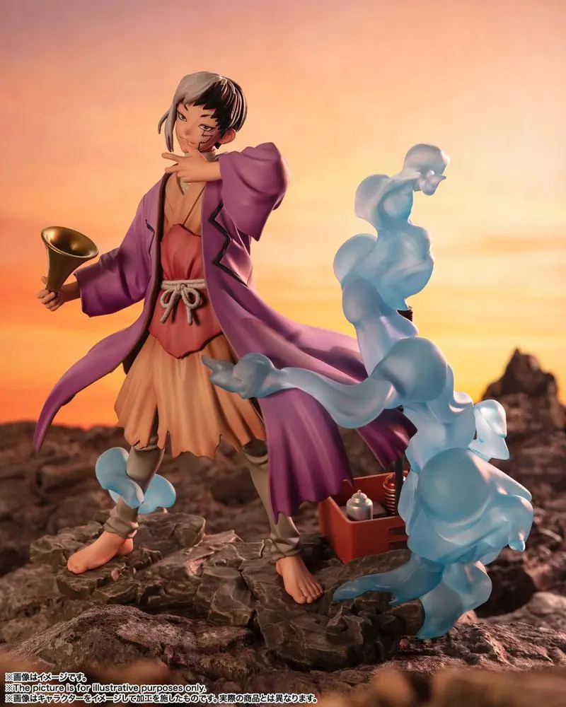 Dr. Stone FiguartsZERO PVC Statue Gen Asagiri 18 cm Produktfoto